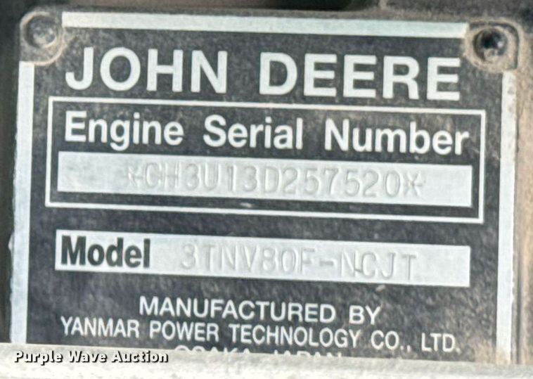 image for item EM2117 2023 John Deere 2025R MFWD tractor