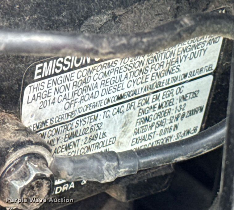 image for item HI9347 2015 Mahindra 2555 HST 