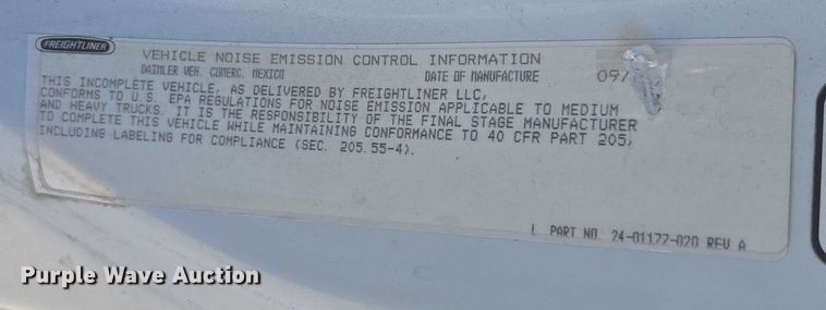 image for item DH8684 2014 Freightliner Business Class M2 box truck