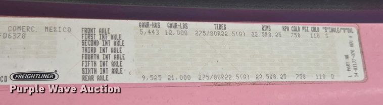 image for item DH8687 2013 Freightliner Business Class M2 box truck