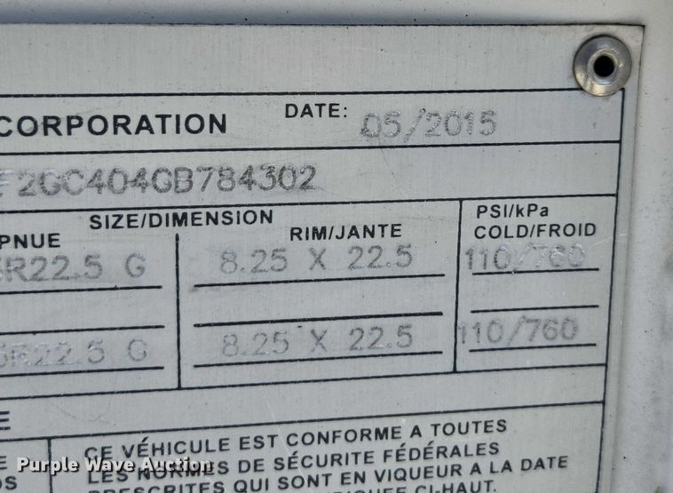 image for item DH8693 2016 Cheetah container trailer