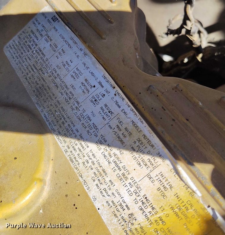 image for item DP4997 1995 Peterbilt  378 semi truck