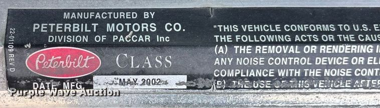 image for item DW7161 2003 Peterbilt 379 semi truck