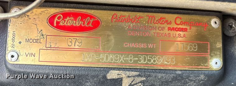 image for item DW7161 2003 Peterbilt 379 semi truck
