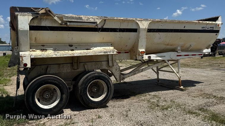 image for item DY0292 1998 Ranch end dump trailer