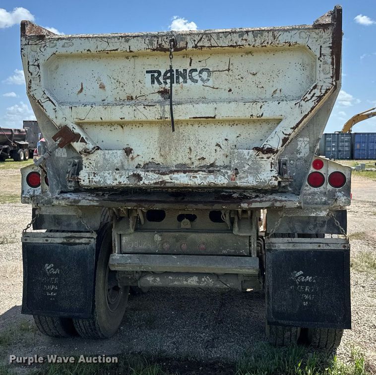 image for item DY0292 1998 Ranch end dump trailer