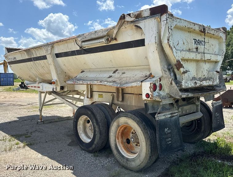 image for item DY0292 1998 Ranch end dump trailer