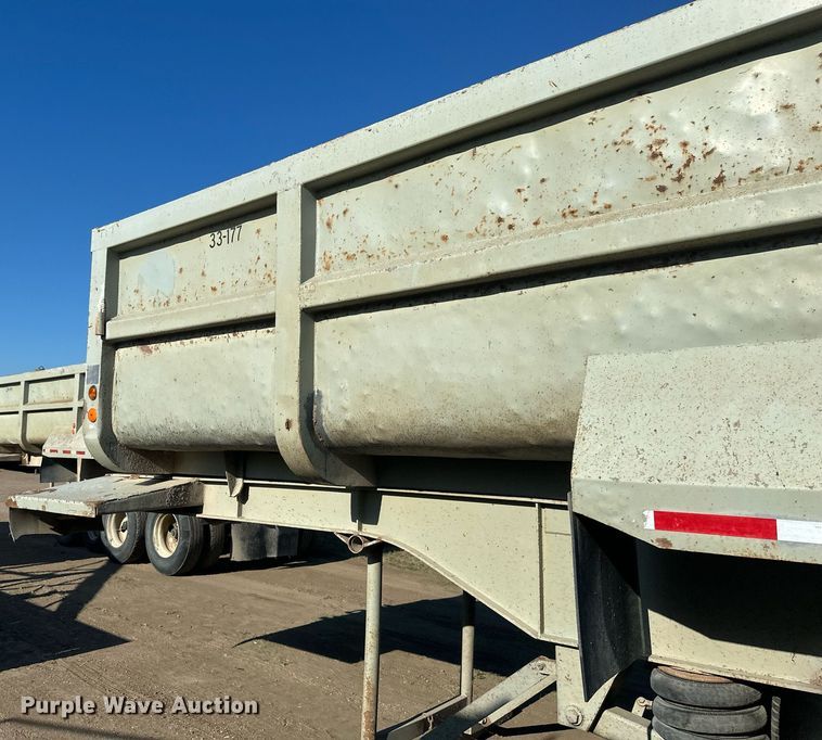image for item EB2728 1988 CMC FTS25 end dump trailer