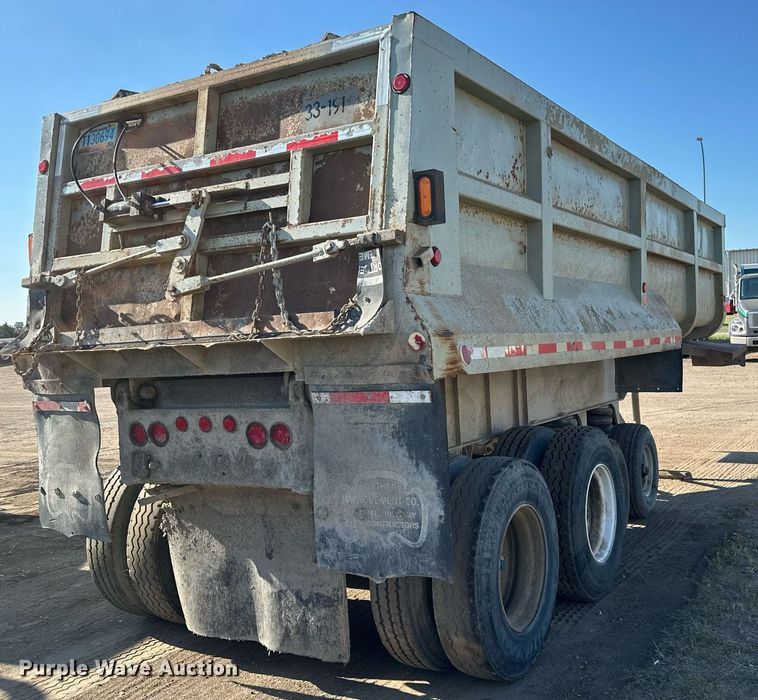 image for item EB2729 1988 CMC FTS25 end dump trailer