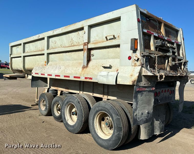 image for item EB2729 1988 CMC FTS25 end dump trailer
