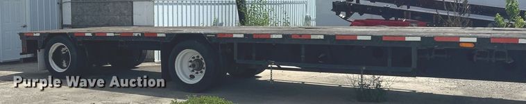 image for item EB2761 2012 Doonan 532DBEIECDKH drop deck equipment trailer