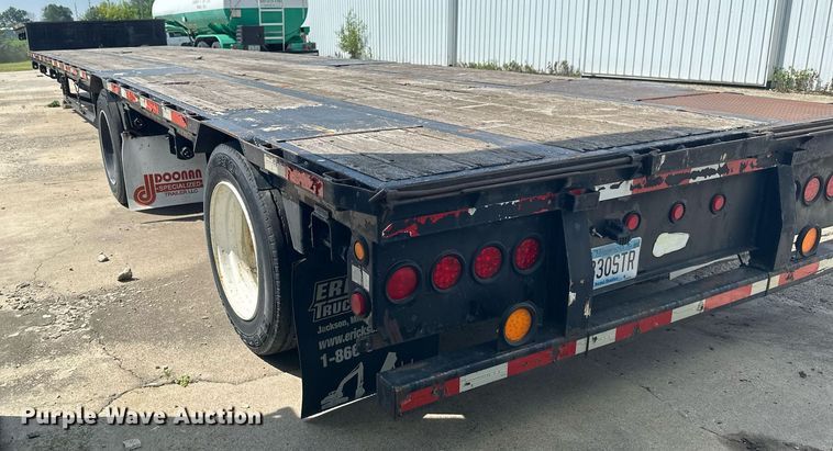 image for item EB2761 2012 Doonan 532DBEIECDKH drop deck equipment trailer