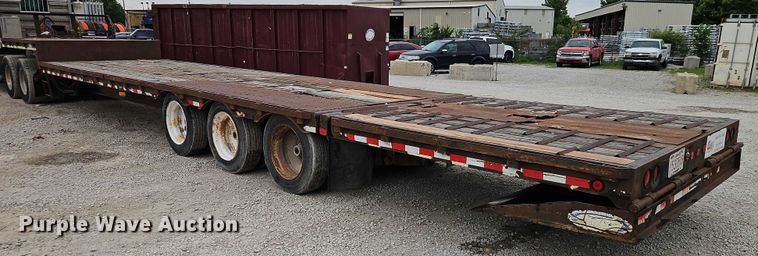 image for item EB8088 1997 Ledwell HT49102HT drop deck hydraulic tail equipment trailer