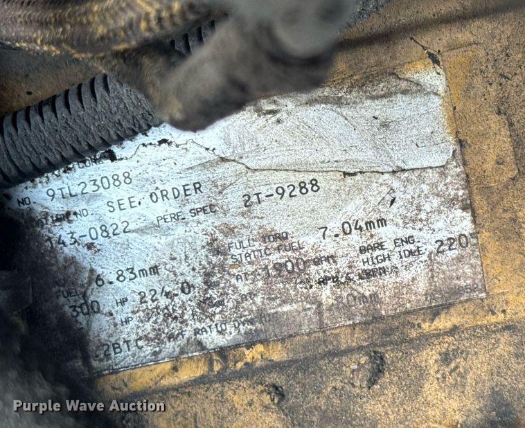 image for item EC3602 1997 Peterbilt 357 flatbed truck