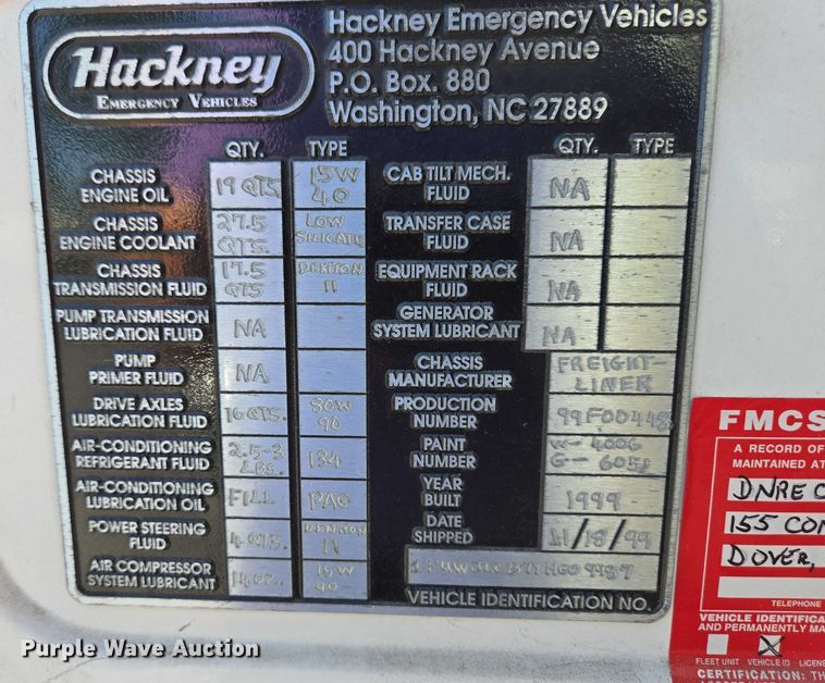 image for item EC4299 2000 Freightliner FL80 semi truck