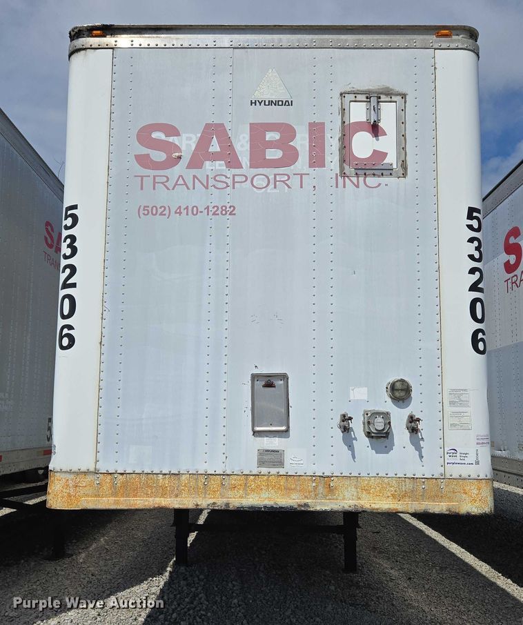 image for item EC4314 2001 Hyundai Translead Trailers dry van trailer