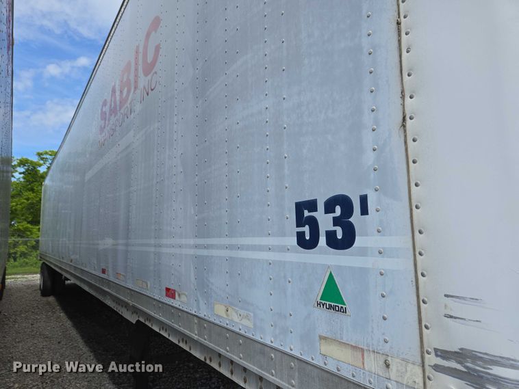 image for item EC4314 2001 Hyundai Translead Trailers dry van trailer