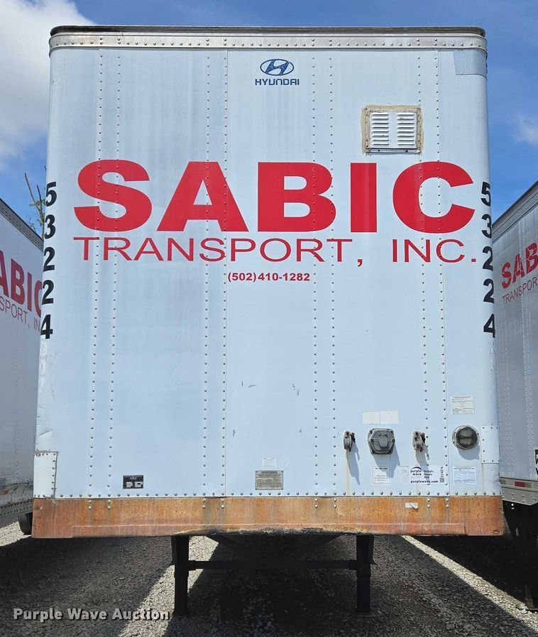 image for item EC4316 2007 Hyundai Translead Trailers dry van trailer