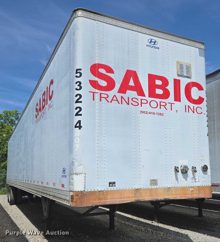 image for item EC4316 2007 Hyundai Translead Trailers dry van trailer