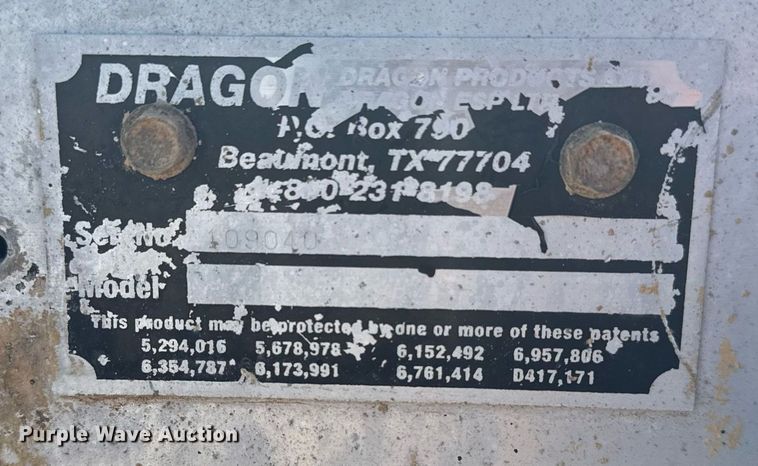 image for item EG5959 2012 Dragon Products vacuum trailer