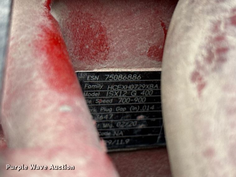 image for item EJ4614 2015 Mack CXU633 semi truck