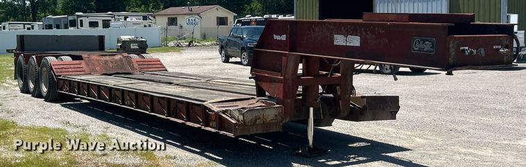 image for item EK8267 1992 Witzco Challenger RG-50 lowboy equipment trailer