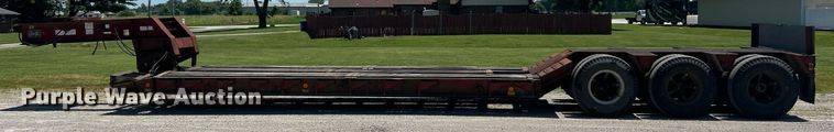 image for item EK8267 1992 Witzco Challenger RG-50 lowboy equipment trailer