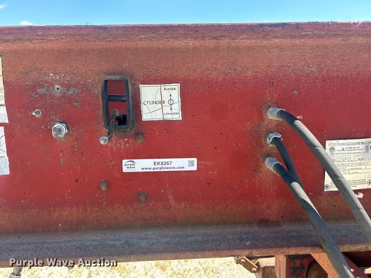 image for item EK8267 1992 Witzco Challenger RG-50 lowboy equipment trailer