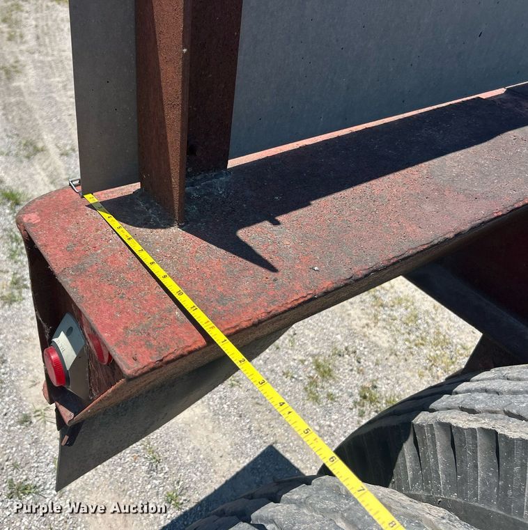 image for item EK8267 1992 Witzco Challenger RG-50 lowboy equipment trailer