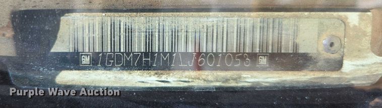 image for item EN2011 1990 GMC TopKick truck cab and chassis