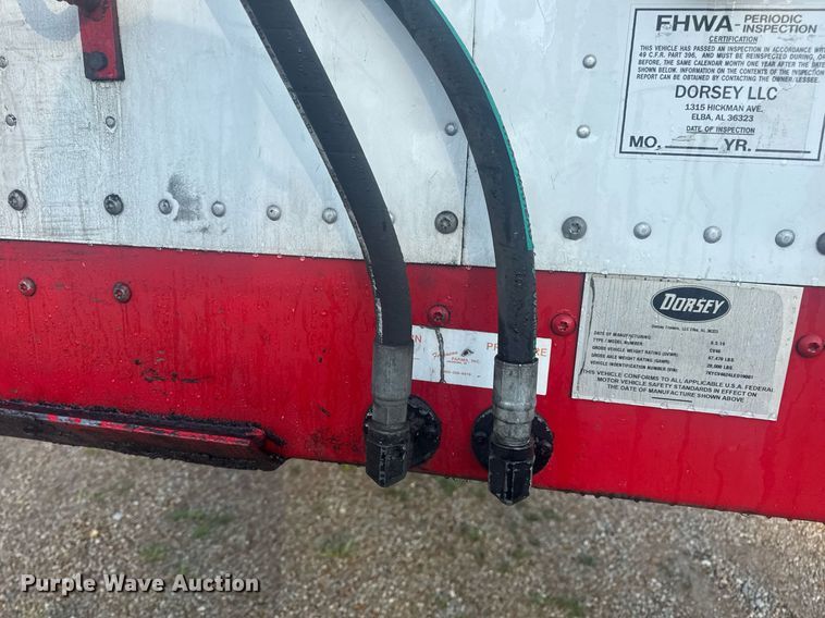 image for item EN4640 2020 Dorsey CV46 walking floor trailer