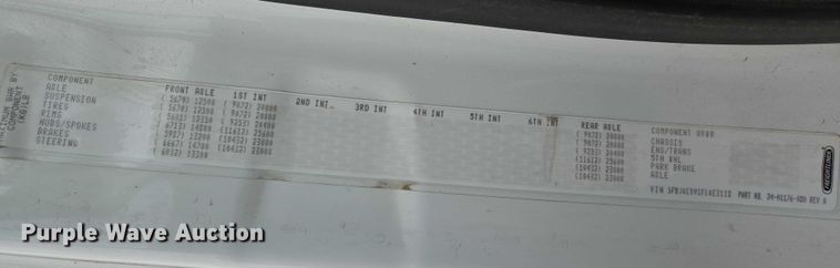 image for item ER5261 2015 Freightliner Cascadia 125 semi truck