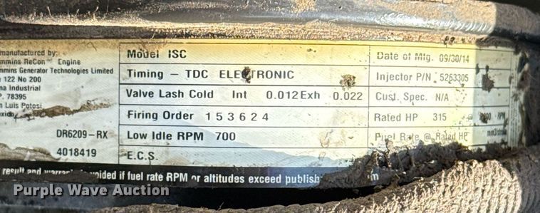 image for item HI9278 2007 Peterbilt 335 truck cab and chassis