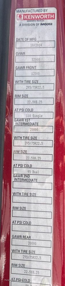 image for item YA0507 2015 Kenworth T680 semi truck