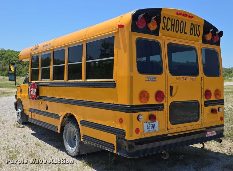 image for item DF8563 2009 Thomas Built Bus Co. GMC Savana G3500 school bus
