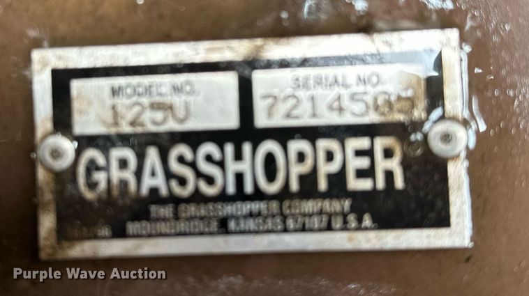 image for item DF8627 2022 Grasshopper 125V ZTR lawn mower