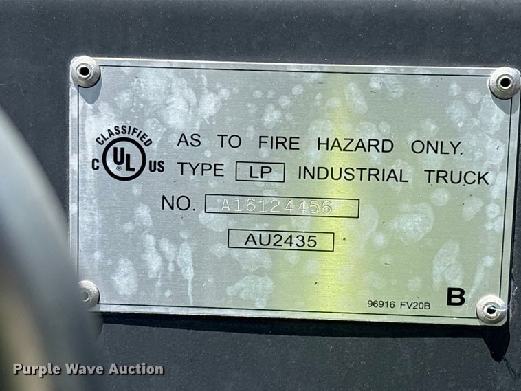 image for item DH8656 2015 Nissan PF80YLP forklift