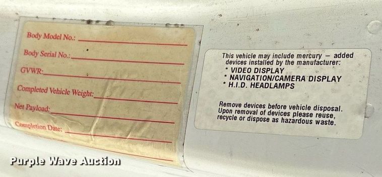 image for item DM1952 2014 Dodge Ram 5500 utility / service truck