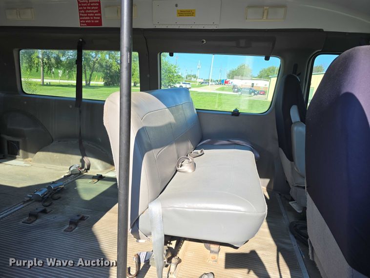image for item DR3821 2007 Ford E250 handicap accessible van
