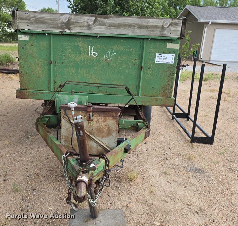 image for item DR3876 1997 Shop built dump trailer