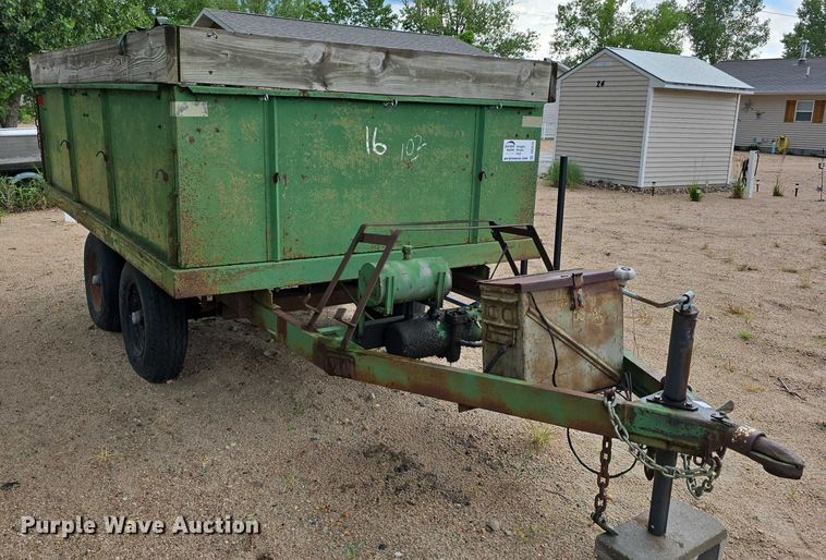 image for item DR3876 1997 Shop built dump trailer