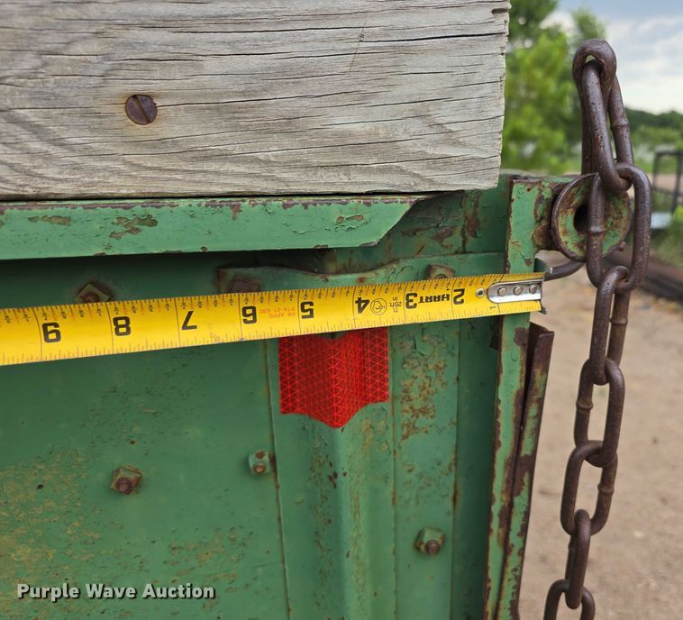 image for item DR3876 1997 Shop built dump trailer