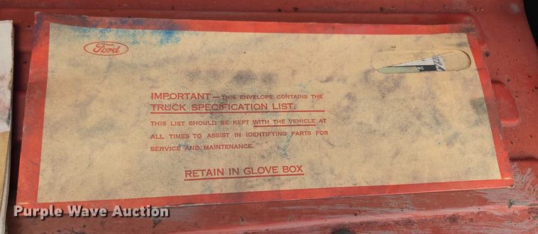 image for item DR3885 1970 Ford F750 dump truck