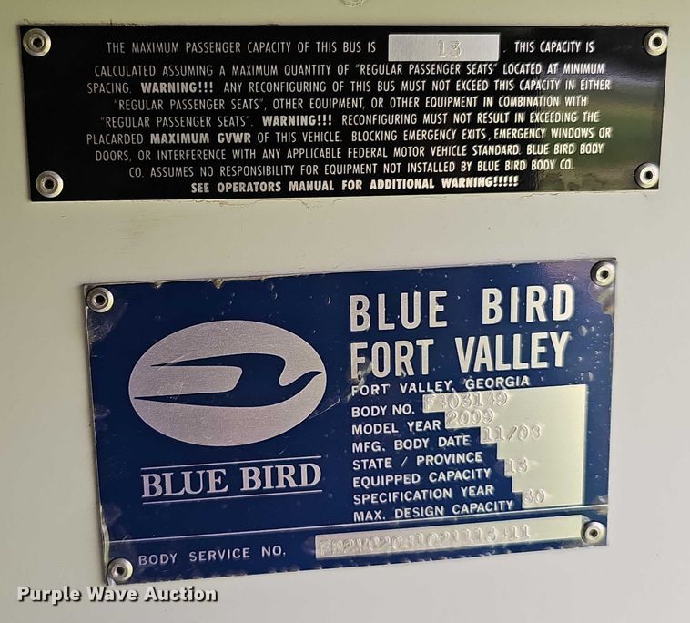 image for item DR3914 2009 Chevrolet Express school bus