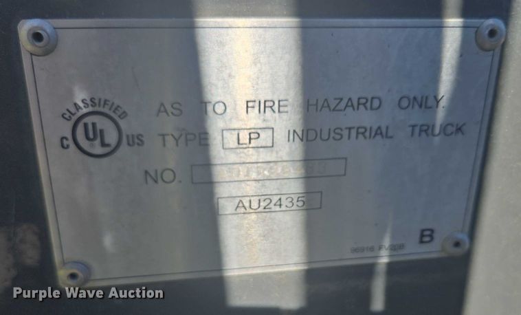 image for item DT7246 2015 Nissan PF80YLP forklift