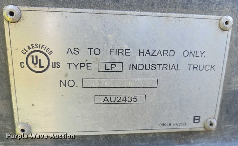 image for item DT7249 2015 UniCarriers PF70 forklift