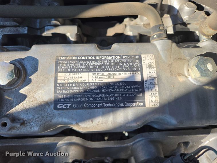 image for item DT7249 2015 UniCarriers PF70 forklift