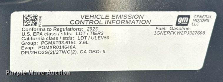 image for item DW5137 2023 Chevrolet Traverse SUV