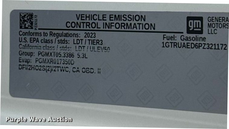 image for item DW5138 2023 GMC Sierra 1500 Double Cab pickup truck