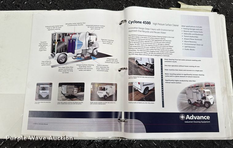 image for item DX5643 2011 Nilfisk-Advance Cyclone 4500 4WS surface cleaner